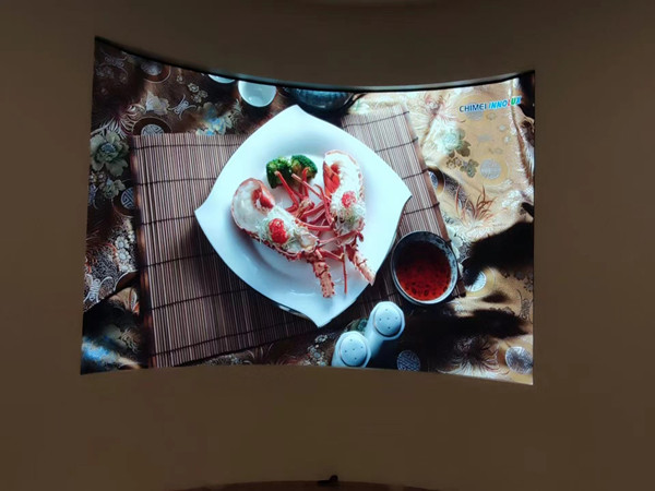 永善室内P2.5弧形LED屏